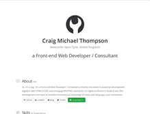 Tablet Screenshot of craigsworks.com